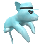 Diamond Gem Fedora Cat