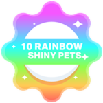 10 Rainbow Shiny Pets