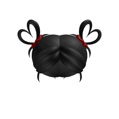 Black Heart Hair Roblox item