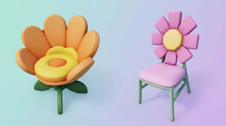October flower chairs