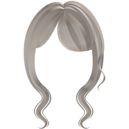 ♡ Blonde Kawaii Curly Messy Front Bangs  Roblox item