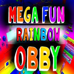 🌈 MEGA FUN RAINBOW OBBY 🌈