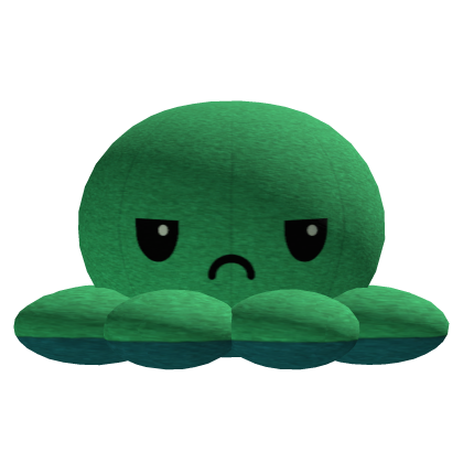 Grumpy Mint Octopus Head