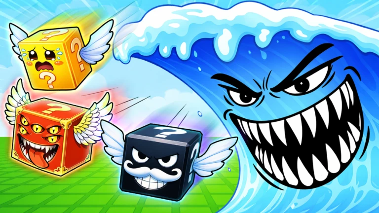 Tsunami Escape For Lucky Blocks