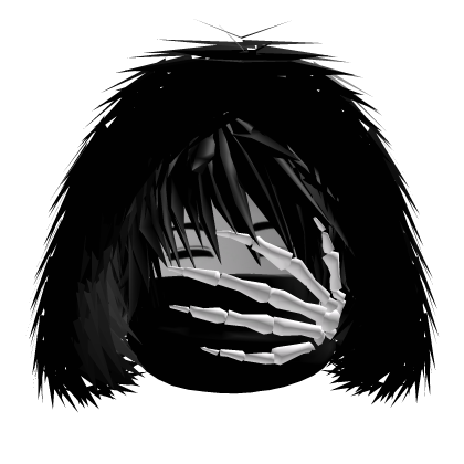 【FREE UGC】Vkei Dashie Emo Black Hair Skeleton Hand Roblox item