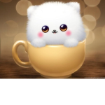 Cute chubby mug