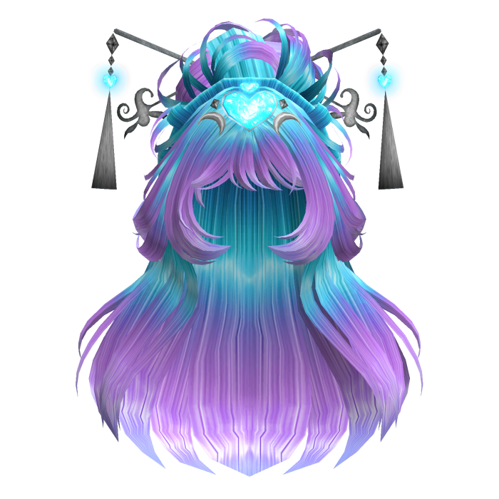 Magical Enchantress Hair in Mermaid (Emissive)