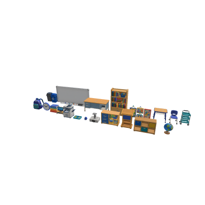School Classroom Prop Pack 20 Piece 