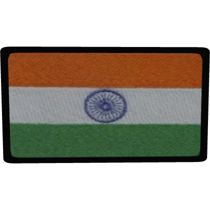 India Flag Patch, Full Colour [R] Roblox item
