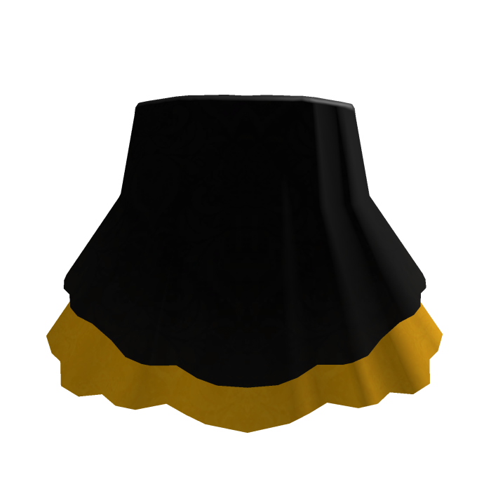 💛🦇 Layered train skirt - Yellow & Black [2.0]