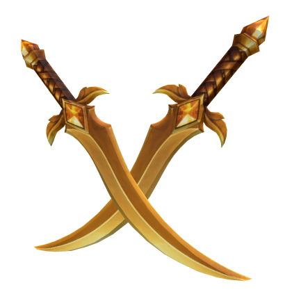 Golden Flower Daggers Roblox item