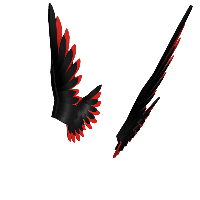 Double Head Wings [ Red and Black ]