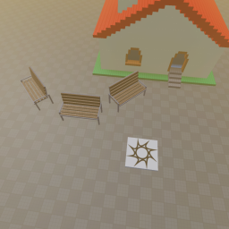 just a baseplate and some benches.