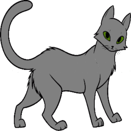Grey Cat Roblox decal