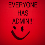 Everyone has admin here
