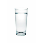 Vaso con agua