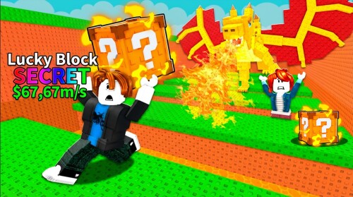 +1 Speed Escape for Lucky Blocks!