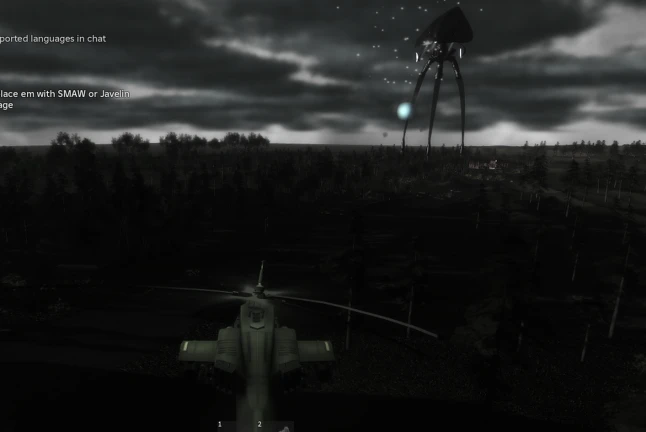 UBERPOD,HELICOPTER,HUMVEE