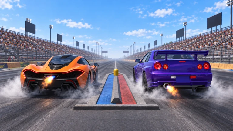 Shiftline Drag Racing on Roblox, screenshot 2