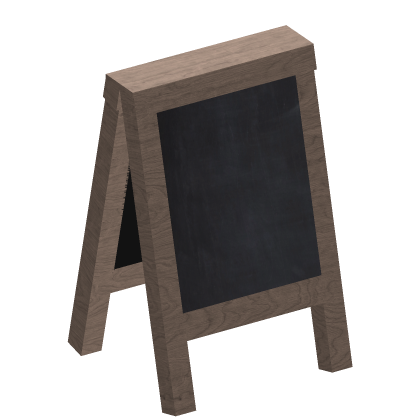 🌊 cafe standing sign Bakery Restaurant Menu Pac