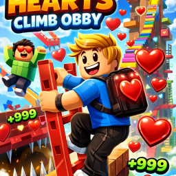 +999 Hearts Climb Obby