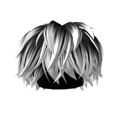[FREE] Black White Fluffy Messy Boy Hair