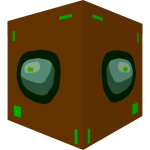 Brown Crew Cube