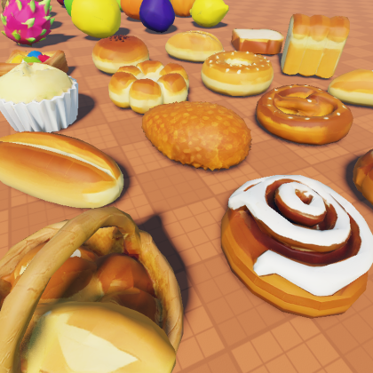 64 Free Low Poly Food Prop Models preview 3
