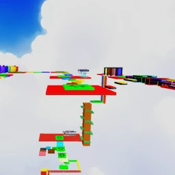 150 Staged fun rainbow obby icon