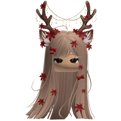 Ethereal Christmas Fairy Fawn Hair w/ Antlers