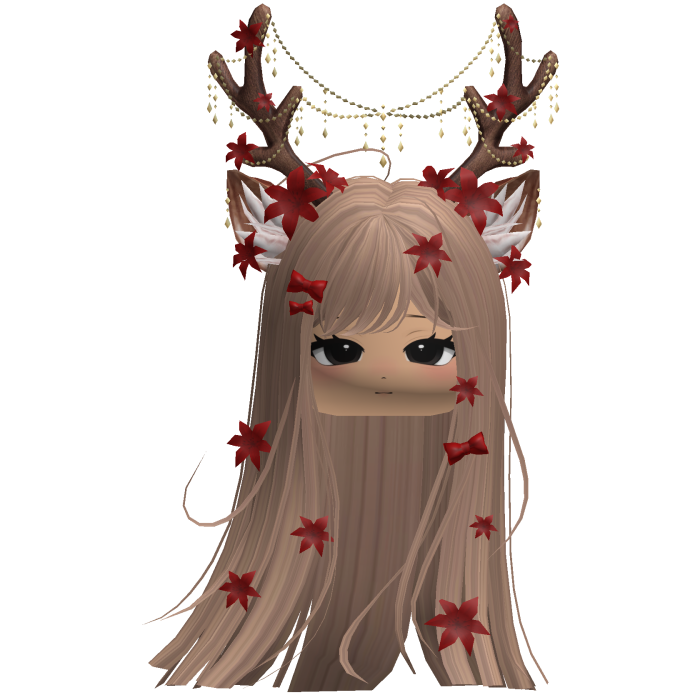 Ethereal Christmas Fairy Fawn Hair w/ Antlers