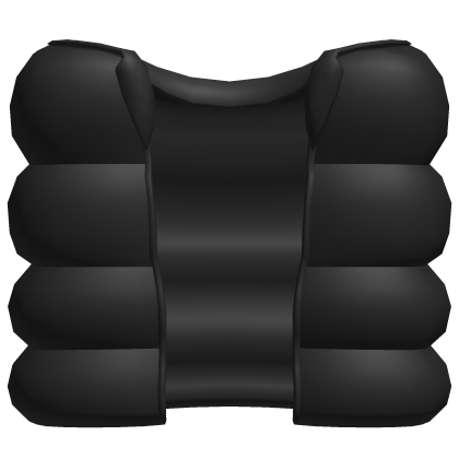 black cozy puffer vest