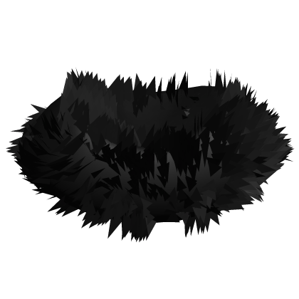 Fluffy Fur Black Scarf Roblox item