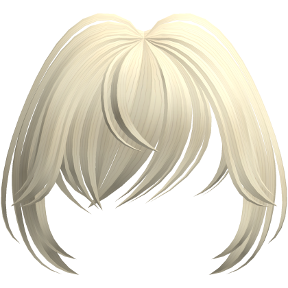 ♡ shy overgrown messy bangs (pastel blonde) Roblox item