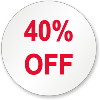 40% Off Purchases