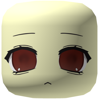 Cute Emo Vkei Moe Lost Red Eyes Face Yellow Roblox NoFilter