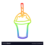 Rainbow smoothies