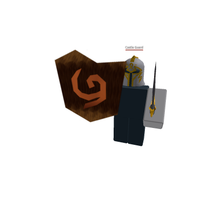 Castle Gaurd With Sheild and Sword