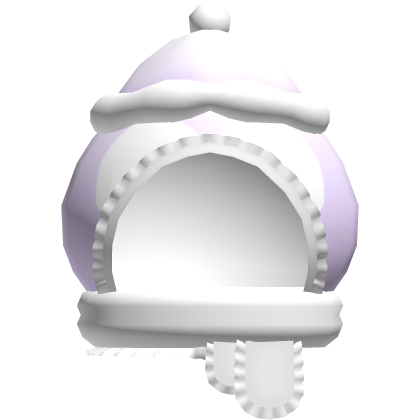 Cute Penguin Winter Hood - Purple