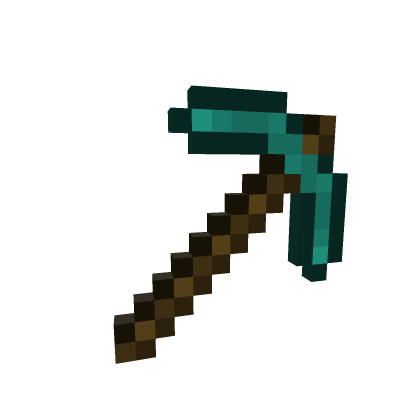 Diamond Pickaxe Minecraft Back
