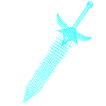 Blue Hologram Sword