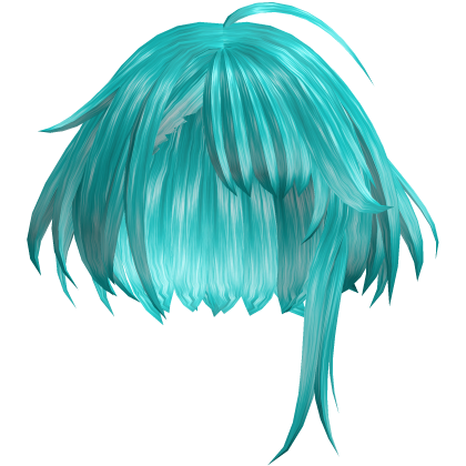 Cyberpunk Edgerunners Hair Teal