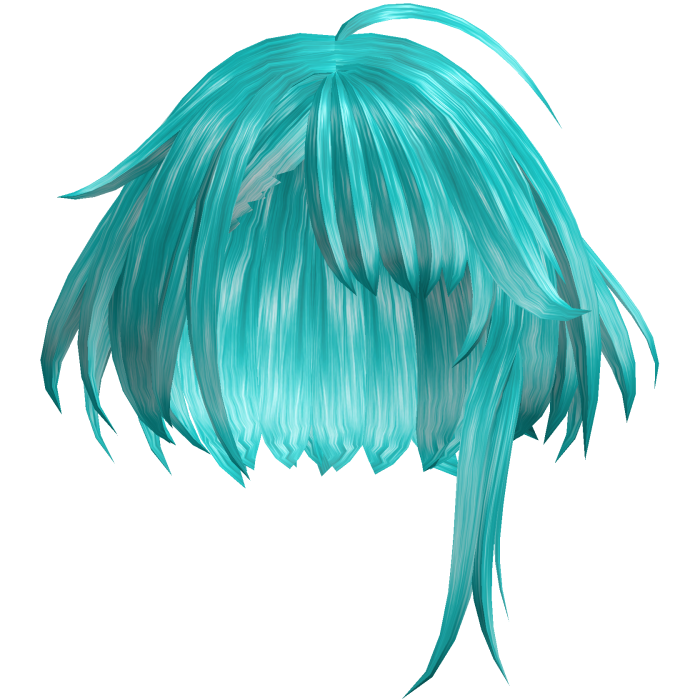 Cyberpunk Edgerunners Hair Teal