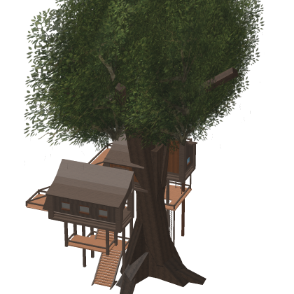 Realistic/better Tree House Vibe Cozy Hangout Cafe