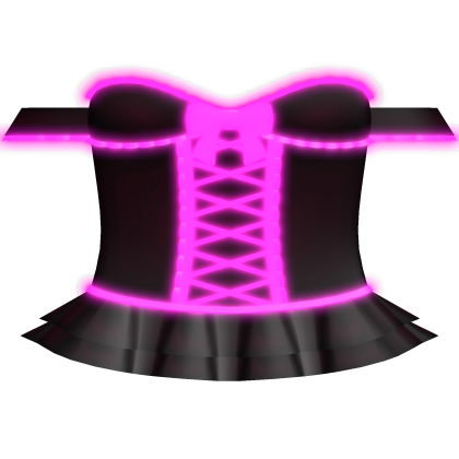 [GLOWING] halloween | pink LED halloween dress Roblox item