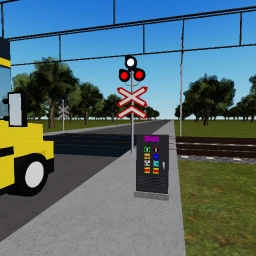 Ukraine railroad crossing icon