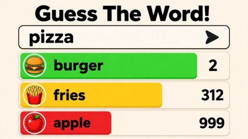 🤔Hot or Cold: Guess the Word!