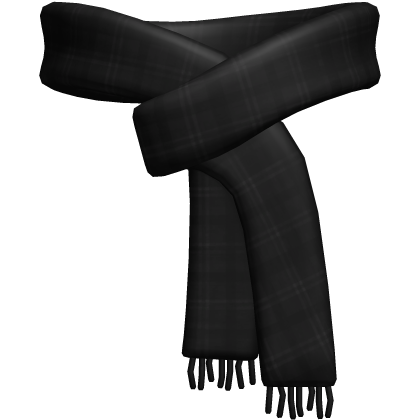Black Winter Scarf