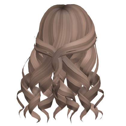 Light Brown Curly Hair Roblox item
