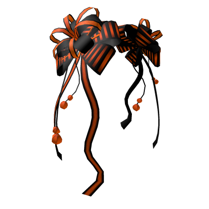 Fancy Halloween Hair Bows Roblox item